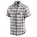 Рубашка Dallas Cowboys Darius Rucker Collection by Fanatics Gray Team Plaid Short Sleeve