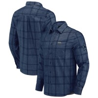 Рубашка Dallas Cowboys Darius Rucker Collection by Fanatics Navy Micro Corduroy Plaid