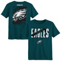 Дошкольникам Philadelphia Eagles Outerstuff Midnight Green Posterize T-Shirt
