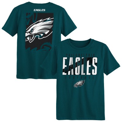 Дошкольникам Philadelphia Eagles Outerstuff Midnight Green Posterize T-Shirt
