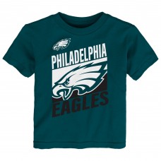 Toddler Philadelphia Eagles Outerstuff Midnight Green Teamwork T-Shirt