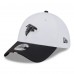Бейсболка Atlanta Falcons New Era White/Black 2025 NFL Training Camp 39THIRTY