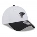 Бейсболка Atlanta Falcons New Era White/Black 2025 NFL Training Camp 39THIRTY