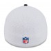 Бейсболка Atlanta Falcons New Era White/Black 2025 NFL Training Camp 39THIRTY
