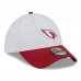 Бейсболка Arizona Cardinals New Era White/Cardinal 2025 NFL Training Camp 39THIRTY