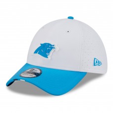 Бейсболка Carolina Panthers New Era White/Blue 2025 NFL Training Camp 39THIRTY