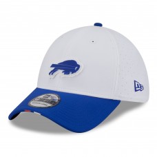 Бейсболка Buffalo Bills New Era White/Royal 2025 NFL Training Camp 39THIRTY