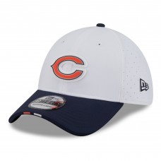 Бейсболка Chicago Bears New Era White/Navy 2025 NFL Training Camp 39THIRTY