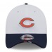 Бейсболка Chicago Bears New Era White/Navy 2025 NFL Training Camp 39THIRTY