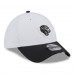 Бейсболка Jacksonville Jaguars New Era White/Black 2025 NFL Training Camp Throwback Logo 39THIRTY