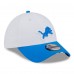 Бейсболка Detroit Lions New Era White/Blue 2025 NFL Training Camp 39THIRTY