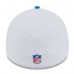 Бейсболка Detroit Lions New Era White/Blue 2025 NFL Training Camp Throwback Logo 39THIRTY