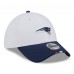 Бейсболка New England Patriots New Era White/Navy 2025 NFL Training Camp 39THIRTY