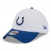 Бейсболка Indianapolis Colts New Era White/Royal 2025 NFL Training Camp 39THIRTY