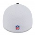 Бейсболка New Orleans Saints New Era White/Black 2025 NFL Training Camp 39THIRTY Flex
