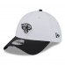 Бейсболка Jacksonville Jaguars New Era White/Black 2025 NFL Training Camp 39THIRTY