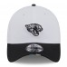 Бейсболка Jacksonville Jaguars New Era White/Black 2025 NFL Training Camp 39THIRTY