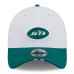 Бейсболка New York Jets New Era White/Green 2025 NFL Training Camp 39THIRTY