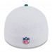 Бейсболка New York Jets New Era White/Green 2025 NFL Training Camp 39THIRTY
