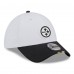 Бейсболка Pittsburgh Steelers New Era White/Black 2025 NFL Training Camp 39THIRTY