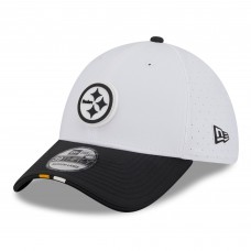 Бейсболка Pittsburgh Steelers New Era White/Black 2025 NFL Training Camp 39THIRTY Бейсболка Pittsburgh Steelers New Era White/Black 2025 NFL Training Camp 39THIRTY