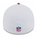 Бейсболка San Francisco 49ers New Era White/Scarlet 2025 NFL Training Camp 39THIRTY