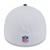Бейсболка Seattle Seahawks New Era White/College Navy 2025 NFL Training Camp 39THIRTY