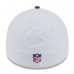 Бейсболка Minnesota Vikings New Era White/Purple 2025 NFL Training Camp 39THIRTY