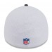 Бейсболка Las Vegas Raiders New Era White/Black 2025 NFL Training Camp 39THIRTY