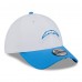 Бейсболка Los Angeles Chargers New Era White/Powder Blue 2025 NFL Training Camp 39THIRTY