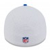 Бейсболка Los Angeles Rams New Era 2025 NFL Training Camp 39THIRTY - White/Royal