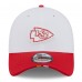 Бейсболка Kansas City Chiefs New Era White/Red 2025 NFL Training Camp 39THIRTY
