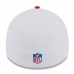 Бейсболка Kansas City Chiefs New Era White/Red 2025 NFL Training Camp 39THIRTY