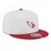 Бейсболка Arizona Cardinals New Era White/Cardinal 2025 NFL Training Camp Split Panel 9FIFTY Snapback