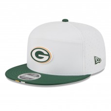 Бейсболка Green Bay Packers New Era White/Green 2025 NFL Training Camp Split Panel 9FIFTY Бейсболка Green Bay Packers New Era White/Green 2025 NFL Training Camp Split Panel 9FIFTY