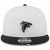 Бейсболка Atlanta Falcons New Era White/Black 2025 NFL Training Camp Split Panel 9FIFTY Snapback