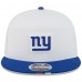 Бейсболка New York Giants New Era White/Royal 2025 NFL Training Camp Split Panel 9FIFTY Snapback