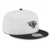 Бейсболка Jacksonville Jaguars New Era White/Black 2025 NFL Training Camp Split Panel 9FIFTY Snapback