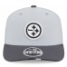Бейсболка Pittsburgh Steelers New Era Gray/Graphite 2025 NFL Training Camp 9SEVENTY