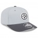 Бейсболка Pittsburgh Steelers New Era Gray/Graphite 2025 NFL Training Camp 9SEVENTY