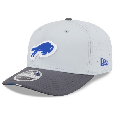 Бейсболка Buffalo Bills New Era Gray/Graphite 2025 NFL Training Camp 9SEVENTY