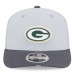 Бейсболка Green Bay Packers New Era Gray/Graphite 2025 NFL Training Camp 9SEVENTY
