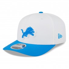Бейсболка Detroit Lions New Era White/Blue 2025 NFL Training Camp 9SEVENTY