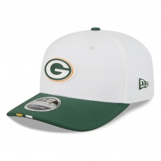Бейсболка Green Bay Packers New Era White/Green 2025 NFL Training Camp 9SEVENTY Бейсболка Green Bay Packers New Era White/Green 2025 NFL Training Camp 9SEVENTY
