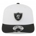Бейсболка Las Vegas Raiders New Era White/Black 2025 NFL Training Camp 9SEVENTY