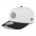 Бейсболка Pittsburgh Steelers New Era White/Black 2025 NFL Training Camp 9SEVENTY