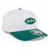Бейсболка New York Jets New Era White/Green 2025 NFL Training Camp 9SEVENTY