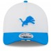 Бейсболка Detroit Lions New Era White/Blue 2025 NFL Training Camp A-Frame 9FORTY