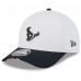 Бейсболка Houston Texans New Era White/Navy 2025 NFL Training Camp A-Frame 9FORTY