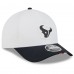 Бейсболка Houston Texans New Era White/Navy 2025 NFL Training Camp A-Frame 9FORTY